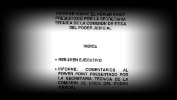 Informe sobre el PPT presentado por la Sec. Téc. de la Com. de Ética del PJ