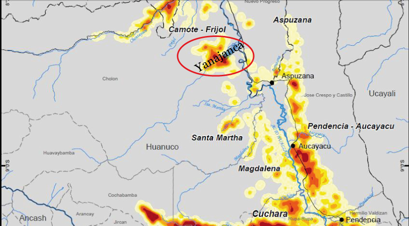Operativo militar en Yanajanca