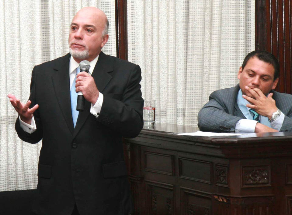Rómulo León Alegría durante el proceso por el caso Petroaudios. (Foto: Andina).