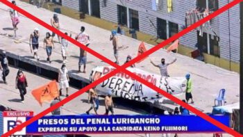 No hubo pancartas en el penal